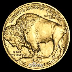 US Mint 1 oz Gold American Buffalo Random Date $50 Gold Coin. 9999 Fine BU