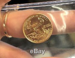 US Mint 1999 1/10 Ounce Fine Gold Eagle 5 Dollar Coin