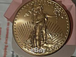 USA GOLD EAGLE $50 1-OUNCE GOLD. 999 FINE GOLD COIN! 2014 BU Free Shipping! GOLD