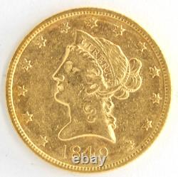 United States 1849 $10 Liberty Eagle Gold Piece. 900 Fine Philadelphia Mint Coin United States 1849 $10 Liberty Eagle Gold Piece. 900 Fine Philadelphia Mint Coin