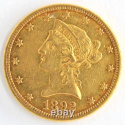 United States 1892-O $10 Liberty Head. 900 Fine Gold Eagle Coin New Orleans Mint United States 1892-O $10 Liberty Head. 900 Fine Gold Eagle Coin New Orleans Mint