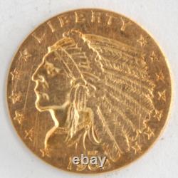 United States 1908 Indian $2.50 Quarter Eagle. 900 Fine Gold Philadelphia Coin United States 1908 Indian $2.50 Quarter Eagle. 900 Fine Gold Philadelphia Coin