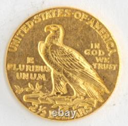 United States 1915 Indian $2.50 Quarter Eagle. 900 Fine Gold Philadelphia Coin United States 1915 Indian $2.50 Quarter Eagle. 900 Fine Gold Philadelphia Coin