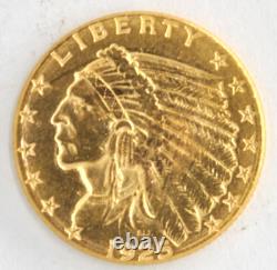 United States 1925-D Indian $2.50 Quarter Eagle. 900 Fine Gold Denver Mint Coin United States 1925-D Indian $2.50 Quarter Eagle. 900 Fine Gold Denver Mint Coin