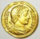 Valens Av Solidus Gold Roman Coin 364 Ad Good Vf (very Fine) Rare