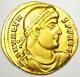 Valens Av Solidus Gold Roman Coin 364 Ad Vf (very Fine) Rare