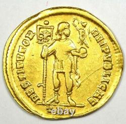 Valens AV Solidus Gold Roman Coin 364 AD VF (Very Fine) Rare