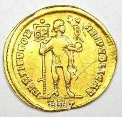 Valens AV Solidus Gold Roman Coin 364 AD VF (Very Fine) Rare