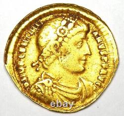 Valentinian I Gold AV Solidus Gold Roman Coin 364-375 AD Good Fine / VF