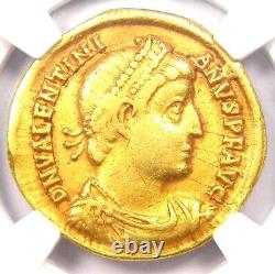 Valentinian I Gold AV Solidus Gold Roman Coin 364-375 AD NGC Choice Fine