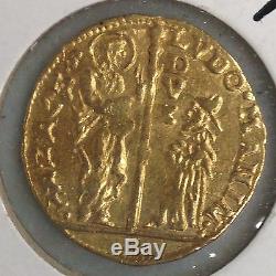 Very Fine 1789-1797 Venice Zecchino Ludovico Manin Gold Coin