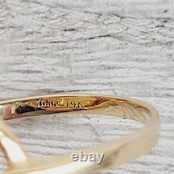 Vintage 1/10 ozt Krugerrand Gold Coin 14K Yellow Gold Ring 7.5 Luxury Design