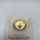 Vintage 14k Yellow Gold Coin Liberty 1987 Bezel Ring 9.75 10 14g Eagle Large