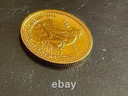 Vintage 1985 Engelhard American Eagle 1/4 oz Fine. 9999 Gold Proof Mint Rare