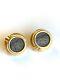 Vintage Bvlgari 18k Yellow Gold Ancient Coin Monete Earrings