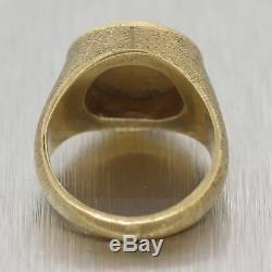 Vintage Estate 14k Yellow Gold $1 1852 Gold Coin Ring