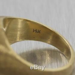 Vintage Estate 14k Yellow Gold $1 1852 Gold Coin Ring