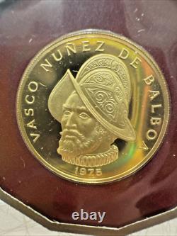 WOW! 1975 One Hundred Balboa Gold Coin Republic Of Panama 8.16 Grams Fine Gold WOW! 1975 One Hundred Balboa Gold Coin Republic Of Panama 8.16 Grams Fine Gold