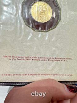 WOW! 1975 One Hundred Balboa Gold Coin Republic Of Panama 8.16 Grams Fine Gold WOW! 1975 One Hundred Balboa Gold Coin Republic Of Panama 8.16 Grams Fine Gold