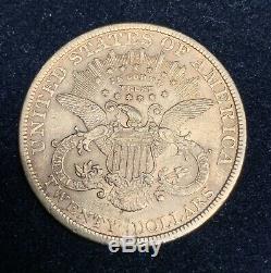 XF 1899-P $20 Liberty Double Eagle Eagle Twenty Dollars old Extra Fine gold coin